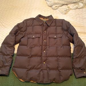 Eddie Bauer down snap jacket